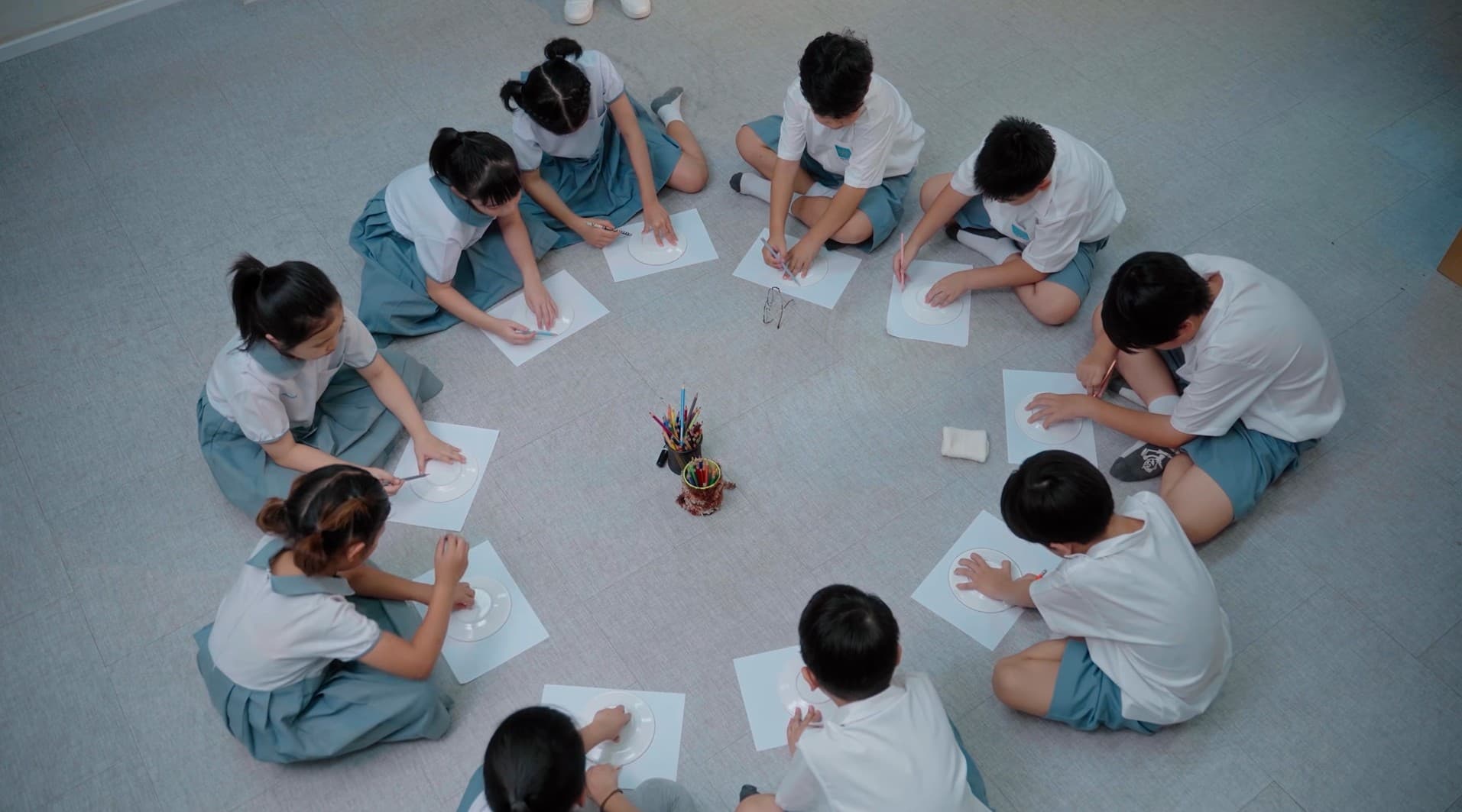 นักเรียนเข้าร่วมกิจกรรมความเป็นผู้นำ